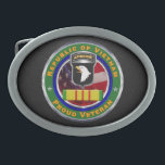 101st Airborne Division Vietnam Belt Buckle<br><div class="desc">Display your pride for our Army's only Air Assault Division! This unique design makes a wonderful gift for your favourite Air Assault Soldier! Very unique designed gift for anyone looking for that one of a kind special gift for promotion, retirement, PCS, ETS, Father’s Day, Mother’s Day, Birthday, Christmas, Veteran’s Day...</div>