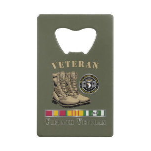 101st Airborne Division Vietnam Veteran Credit Card Bottle Opener