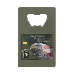 101st Airborne Division Vietnam Veteran Credit Card Bottle Opener