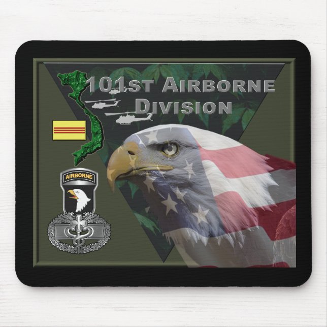 101st Airborne Division Vietnam Veteran Mouse Pad (Front)