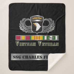 101st Airborne Division Vietnam Veteran Sherpa Blanket