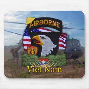 101st airborne division vietnam war vets Mousepad