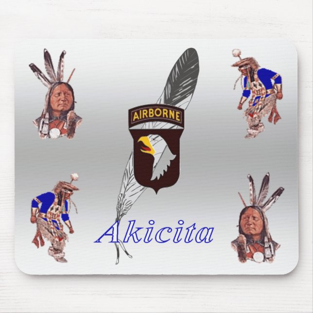 101st Airborne - EF Akicita Mouse Pad (Front)