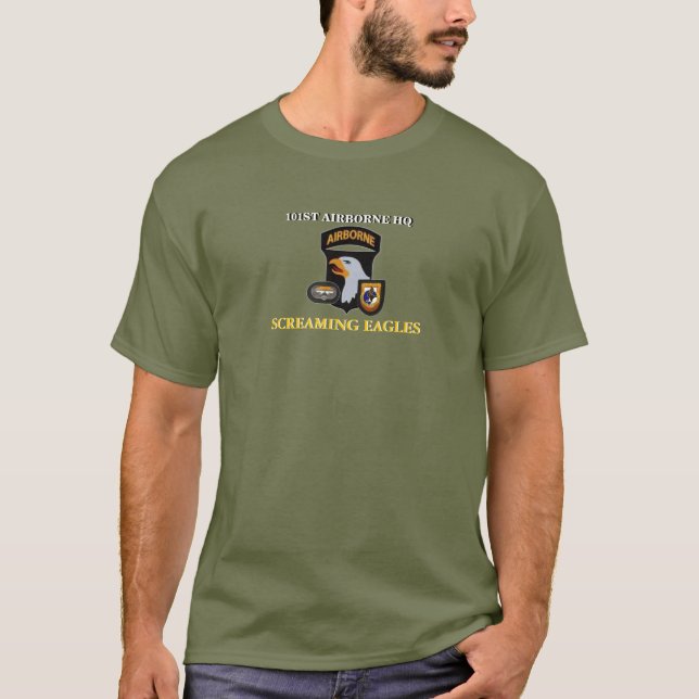 101st Airborne HQ Screaming Eagles T-Shirt (Front)
