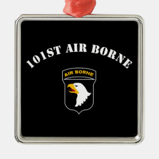 101st Airborne Insignia Metal Ornament