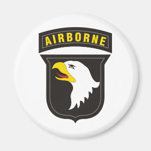 101st Airborne Screaming Eagle Emblem Magnet