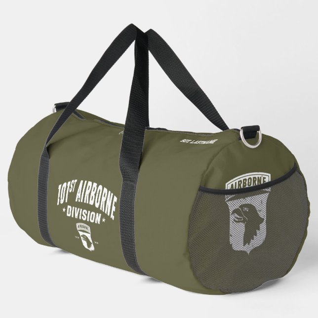 101st Airborne "Screaming Eagles" Division Custom Duffle Bag (Right Corner)
