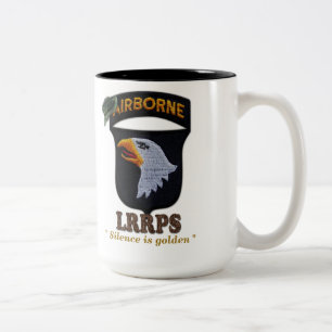 101st airborne screaming eagles LRRPS LRRP Two-Tone Coffee Mug