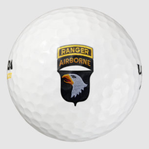 101st airborne screaming eagles patch golf balls