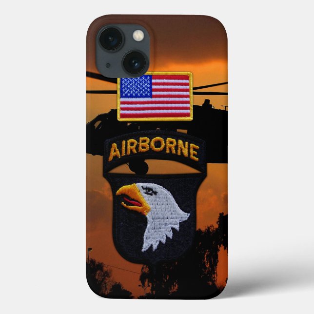 101st airborne screaming eagles veterans vets Case-Mate iPhone case (Back)