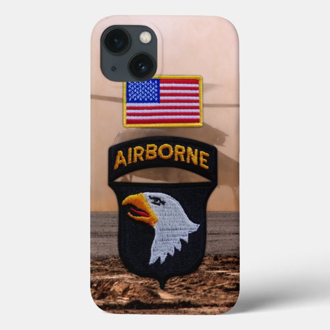 101st airborne screaming eagles veterans vets Case-Mate iPhone case (Back)