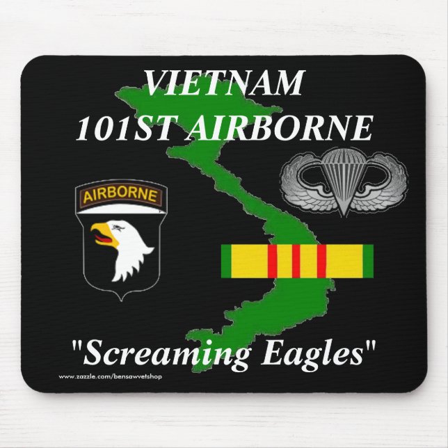 101st Airborne Vietnam Mousepad 2/b (Front)