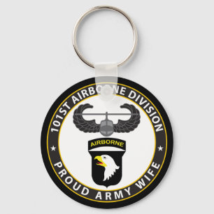101st Airborne Wife Keychain