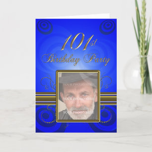 101st Birthday party Invitation