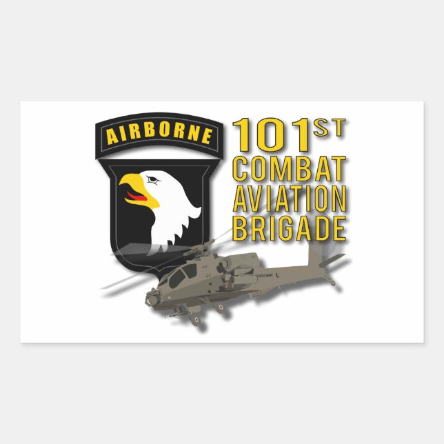 101st CAB - Apache Sticker (Front)