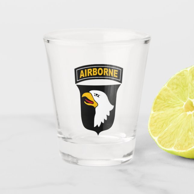 101st SHOT GLASS (Front)