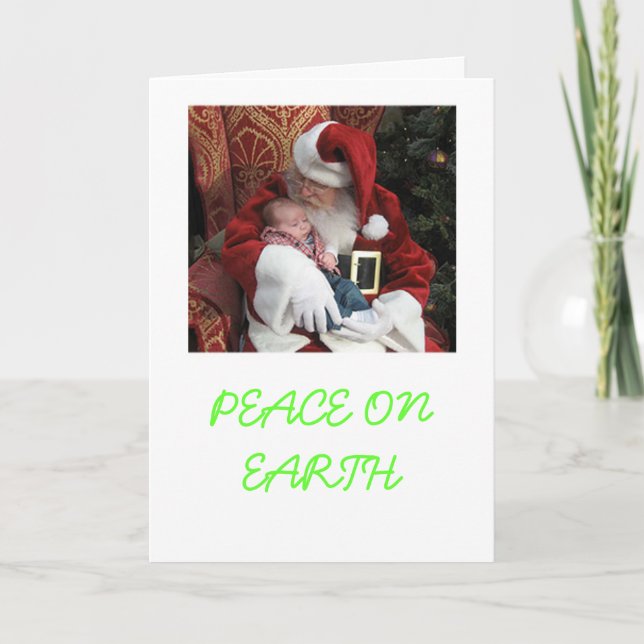 1026_3, PEACE ON EARTH HOLIDAY CARD (Front)