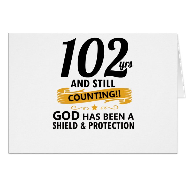 102 ans et toujours l'anniversaire (Devant horizontal)