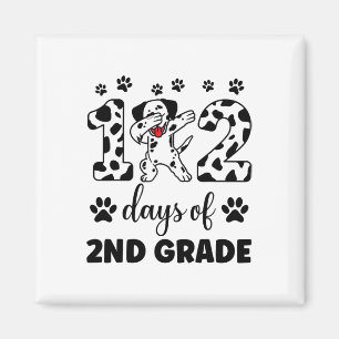102 Day Of 2nd Grade Dalmatian Dog 100 Days Smarte Magnet