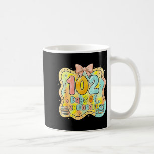 102 day of 2nd grade preppy 102 days of second coffee mug