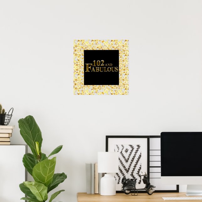 102nd Birthday  Poster (Home Office)