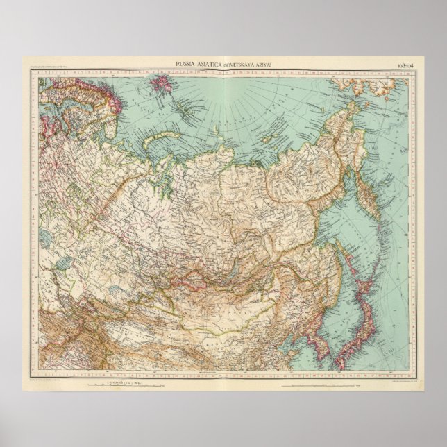 10304 Asiatic Russia Poster (Front)