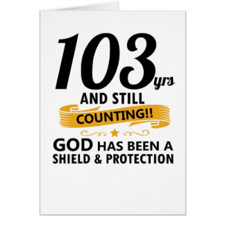 103 ans et toujours l'anniversaire