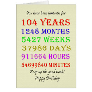 104e anniversaire Jalons