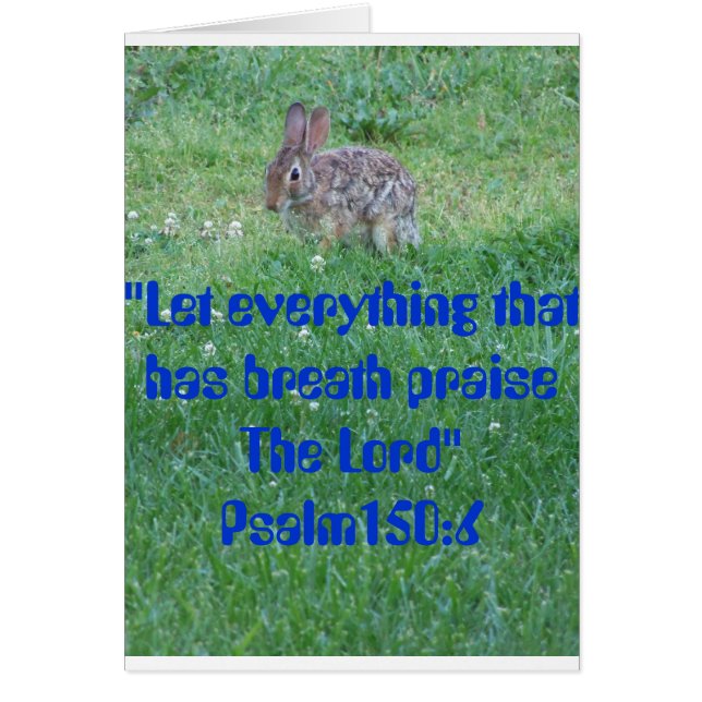 105:6 de psaume, créatures (Devant)