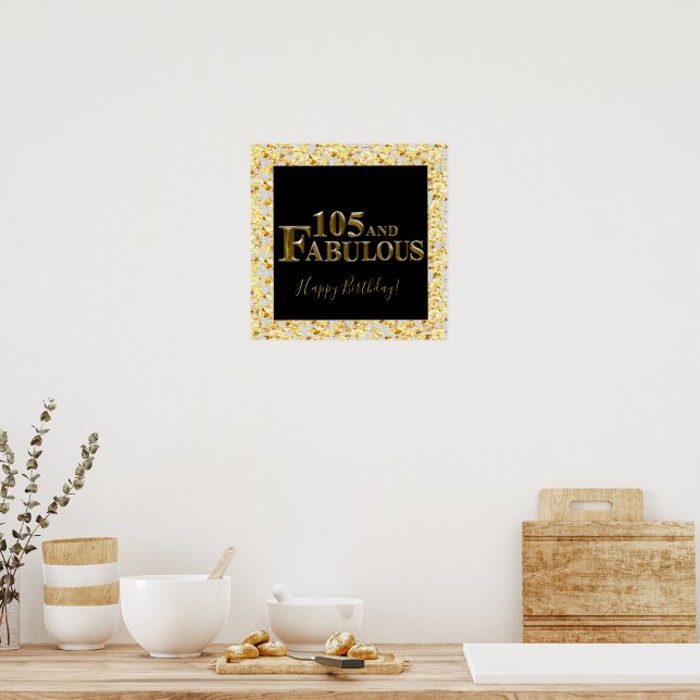 105 Birthday  Poster (Kitchen)