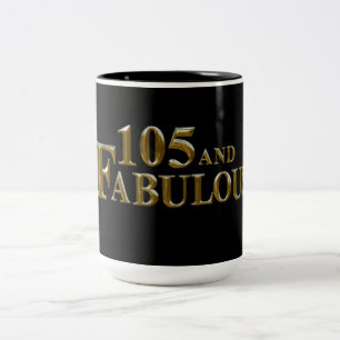 105 Birthday Two-Tone Coffee Mug