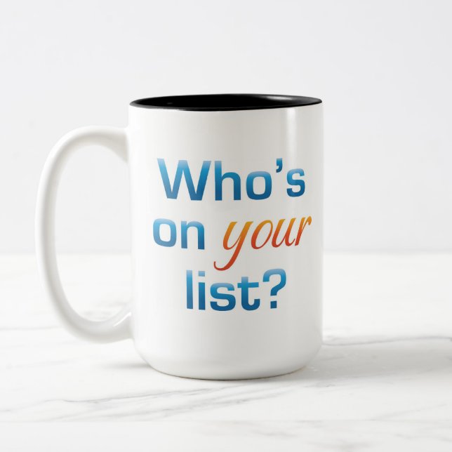 105 Conversations Two-Tone Mug (Left)