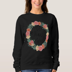 105 Years Loved Men Women 105 Years Old Florals 10 Sweatshirt