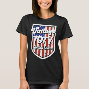 105 Years Old Vintage 1917  105th Birthday T-Shirt