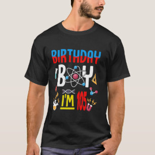 105th Birthday Boy Girls Science Theme 105 Year Ol T-Shirt