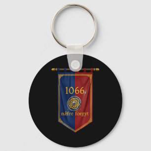 1066 Naefre Forgyt Never Forget Viking England His Keychain