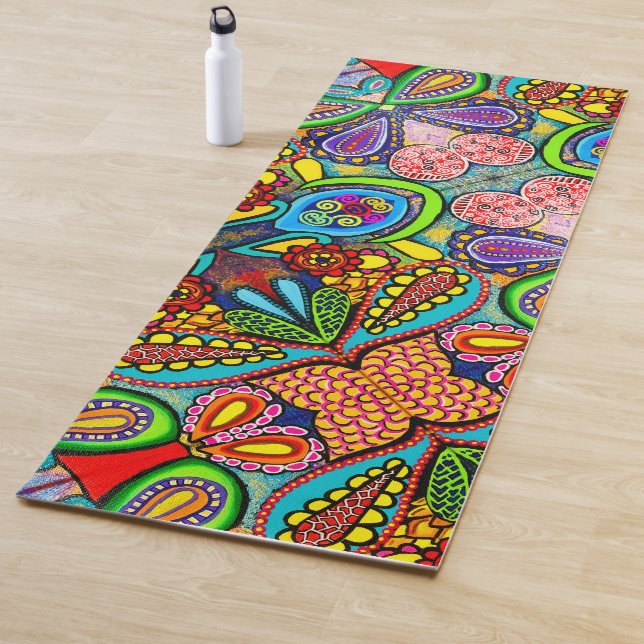 107 - Cellular Art Yoga Mat (In Situ)