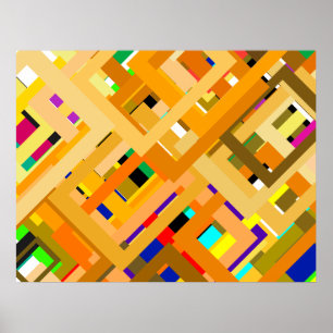 107 Colour Frames jGibney The MUSEUM Zazzle Gifts Poster