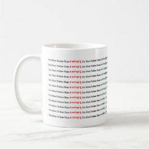 108 Om Mani Padme Hum Mantra Sanskrit Coffee Mug