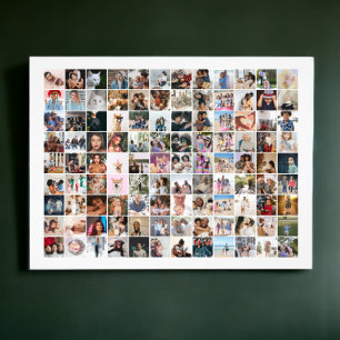 108 Photo Collage  Unique Personalized DIY Custom Print