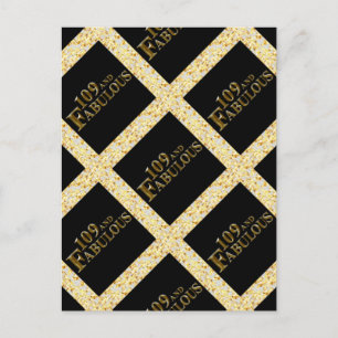 109 Birthday  Postcard