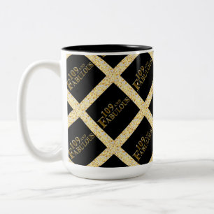 109 Birthday Two-Tone Coffee Mug