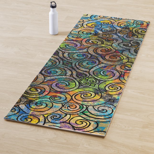 109 - Medusa's Hair Yoga Mat (In Situ)