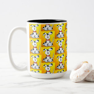 109 - White Dog  Mug