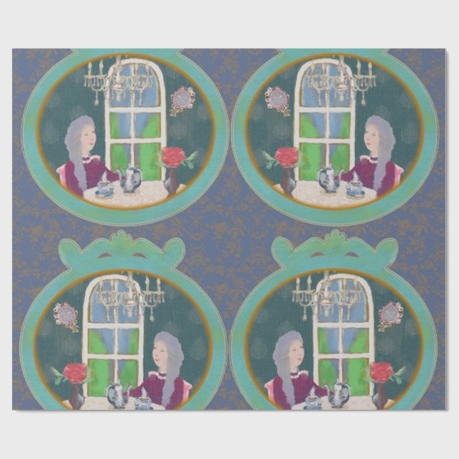 10:15 in LALATOWN Wrapping Paper 1 (Flat)