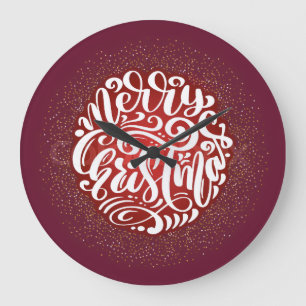 10.75" Round Acrylic Wall Clock