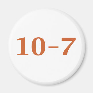 10-7 Out of Service Magnet