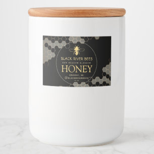 10 Abeille à miel imperméable Étiquette de miel cr
