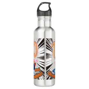 10 and Unstoppable Boys’ Birthday 710 Ml Water Bottle