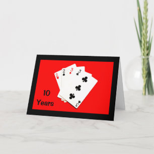 10 Ans, C'Est Une Grosse Affaire ! Carte Anniversa
